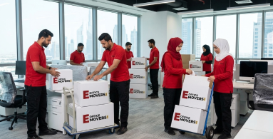 Large corporate office relocation Dubai